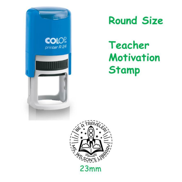 Round Size Motivation Stamp