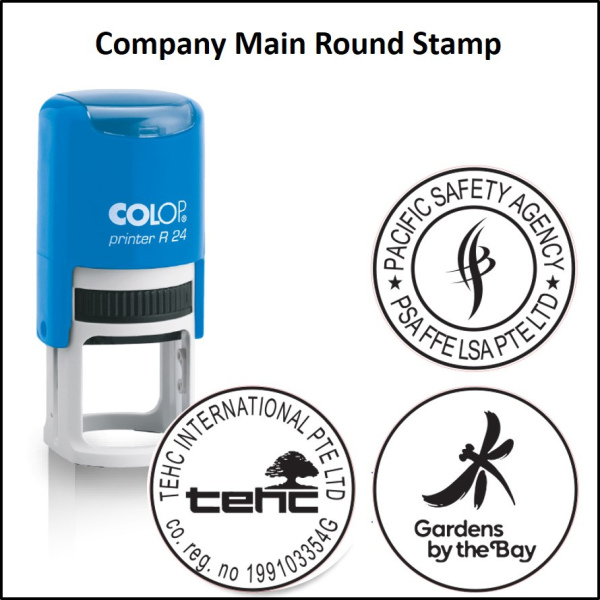 Company Main Round Stamp