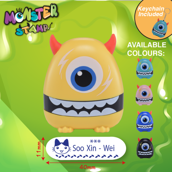 One Eyed Monster Stamp