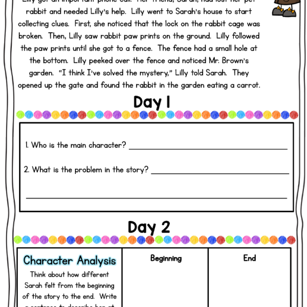 Comprehension Notebook