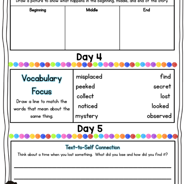 Comprehension Notebook