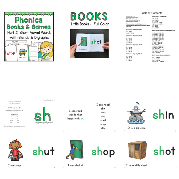 Phonics Books and Games