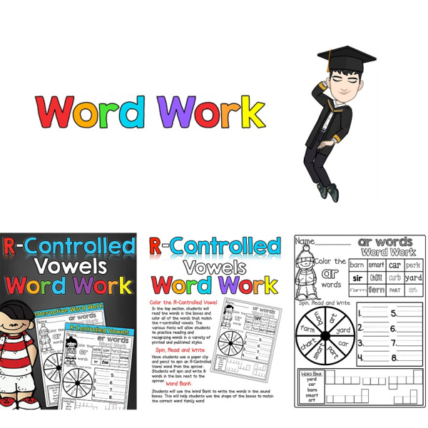 CVC Word Family Word Work