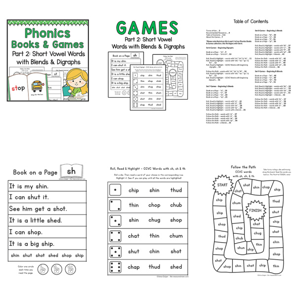 Phonics Books and Games