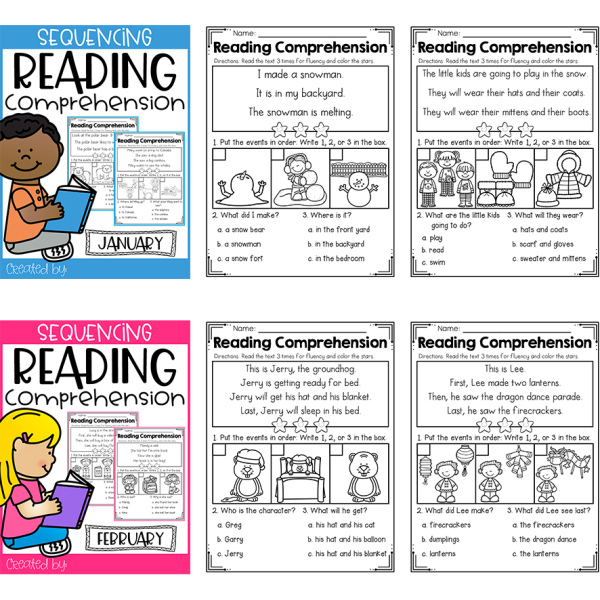 Sequencing - Reading Comprehension