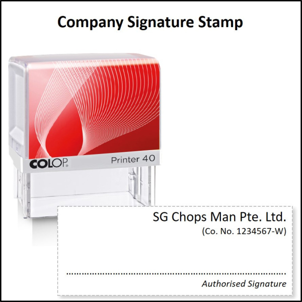 Company Signature Stamp