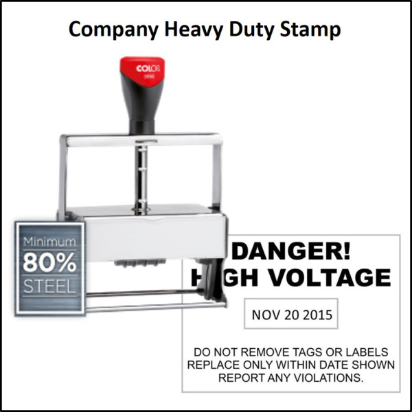 Company Heavy Duty Stamp