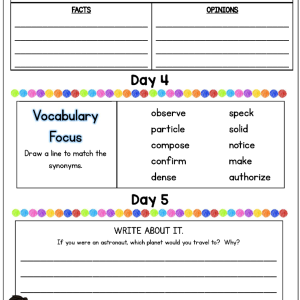 Comprehension Notebook