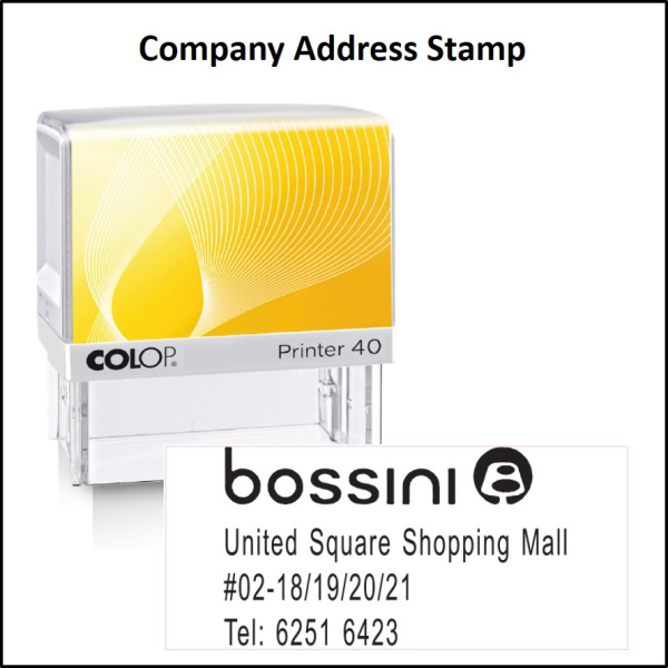 Company Address Stamp