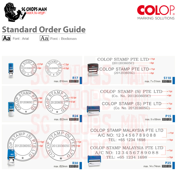 Company Bank Account Stamp