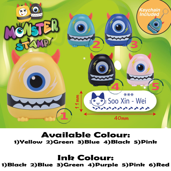 One Eyed Monster Stamp