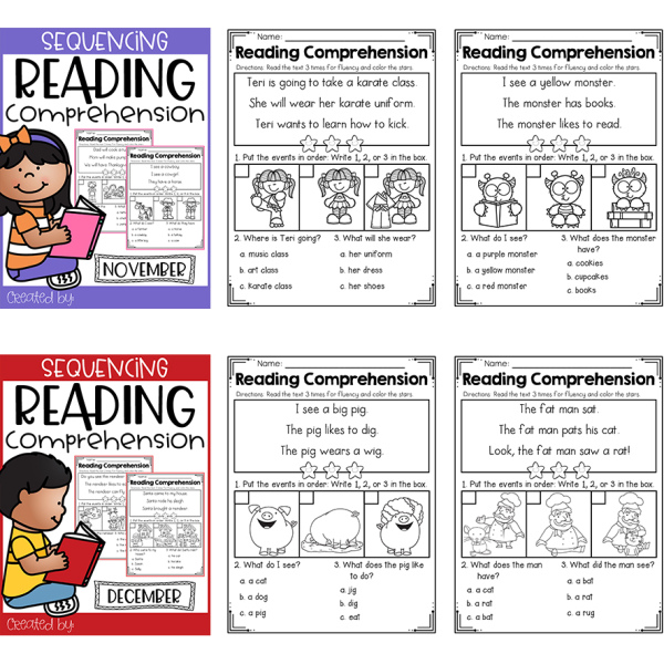 Sequencing - Reading Comprehension