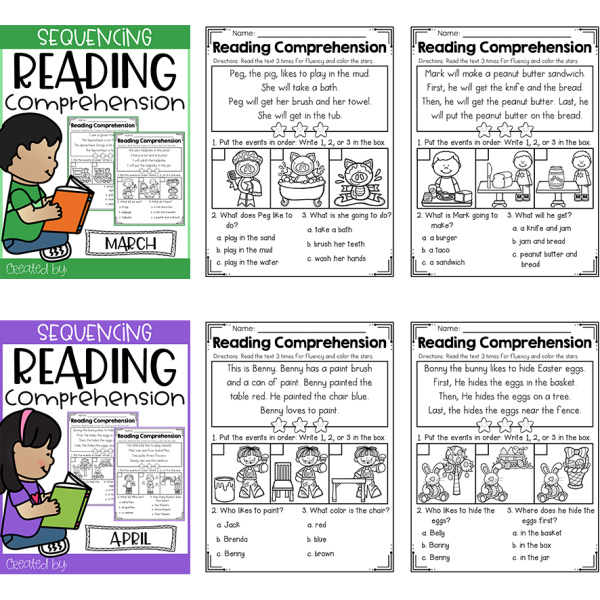 Sequencing - Reading Comprehension